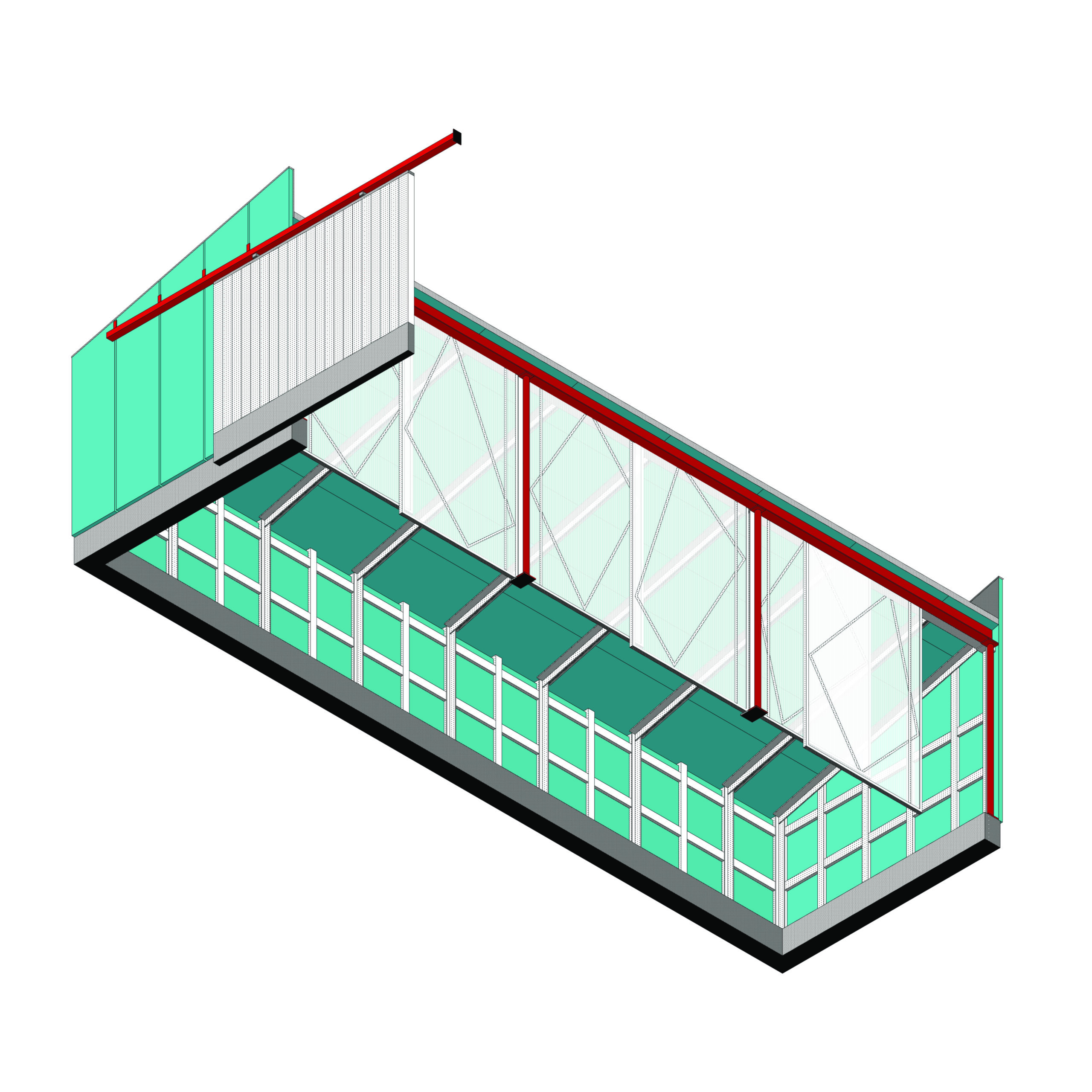 mua haus vogt axonometrie schuppen